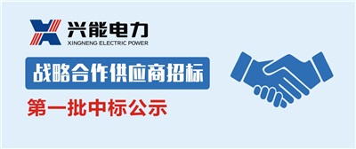 中標(biāo)公示丨興能電力2019第一批戰(zhàn)略合作供應(yīng)商中標(biāo)公示